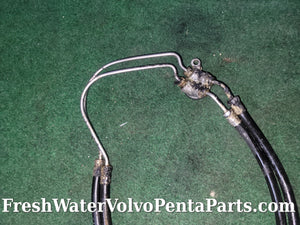 Volvo penta trim manifold Block with hp hoses Dp-Sm Sx-M 3852559