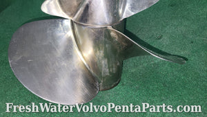 Volvo Penta Stainless steel F4 Propeller set Dps-m 3851474 3851464