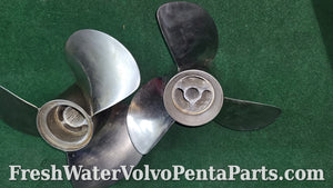 Volvo Penta Stainless steel F4 Propeller set Dps-m 3851474 3851464