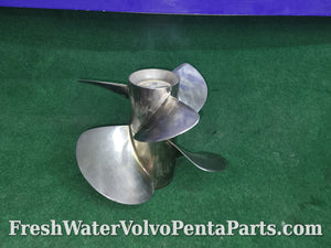 Volvo Penta Stainless steel F4 Propeller set Dps-m 3851474 3851464