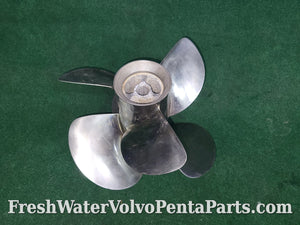 Volvo Penta Stainless steel F4 Propeller set Dps-m 3851474 3851464