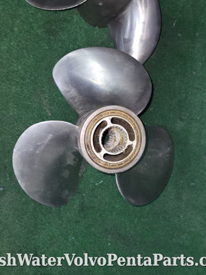 Volvo Penta F4 stainless propeller set 3851464 3851474