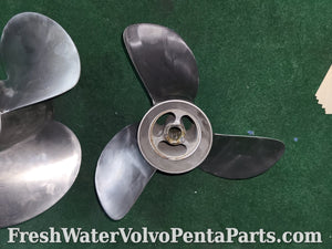 Volvo Penta F4 stainless propeller set 3851464 3851474