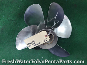 Volvo Penta F4 stainless propeller set 3851464 3851474