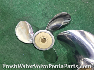 Volvo Penta C7 stainless steel Props bronze Hubs refurbished 854869 3587875