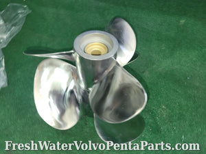 Volvo Penta C7 stainless steel Props bronze Hubs refurbished 854869 3587875