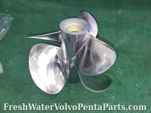 Volvo Penta C7 stainless steel Props bronze Hubs refurbished 854869 3587875