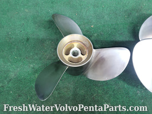 Volvo Penta F5 stainless steel propellers 3851465 3851475 dp-S Dps-m