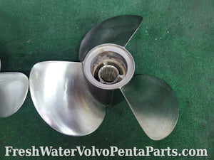 Volvo Penta F5 stainless steel propellers 3851465 3851475 dp-S Dps-m