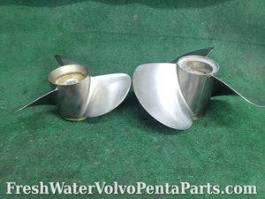 Volvo Penta F5 stainless steel propellers 3851465 3851475 dp-S Dps-m