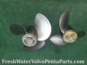 Volvo Penta F5 stainless steel propellers 3851465 3851475 dp-S Dps-m