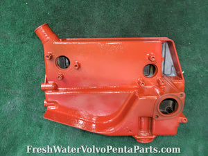 Volvo Penta Empty Heat exchanger housing 855403 with all Screws