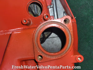 Volvo Penta Empty Heat exchanger housing 855403 with all Screws