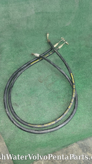 VOLVO PENTA DUNLOP DP-A SP-A 290 HIGH PRESSURE TRIM HOSES PN 852839 CYLINDER