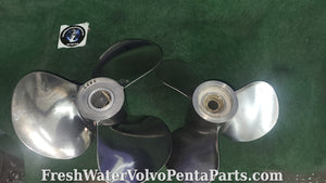 Volvo Penta Stainless Steel C2 prop Set Dp-C1 Dp-D1 Dp-E 290dp 3860603 3860602