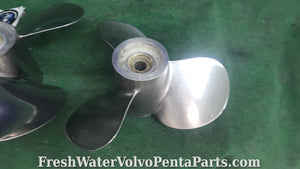 Volvo Penta Stainless Steel C2 prop Set Dp-C1 Dp-D1 Dp-E 290dp 3860603 3860602