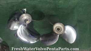 Volvo Penta Stainless Steel C2 prop Set Dp-C1 Dp-D1 Dp-E 290dp 3860603 3860602