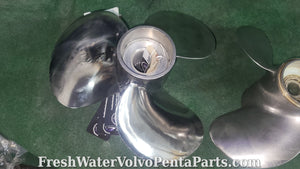 Volvo Penta Stainless Steel C2 prop Set Dp-C1 Dp-D1 Dp-E 290dp 3860603 3860602