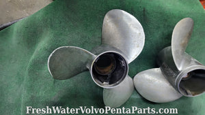 MerCruiser Bravo 3 Stainless Steel twin Prop Propellers P24 48-823665 P24 48-823666