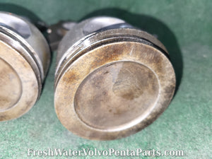 Volvo Penta 4 pistons and rods 230A aq131 p/n 271329