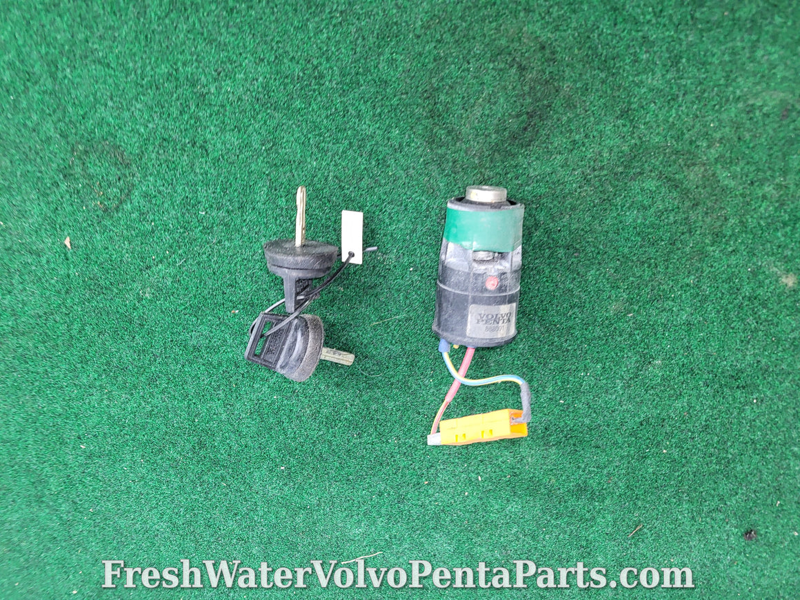 Volvo Penta Diesel Ignition switch 2 keys p/n 888001