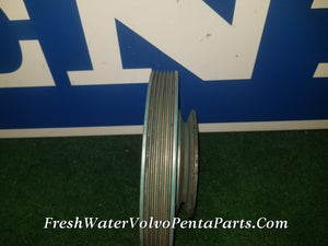 Volvo Penta KAMD43P-A Pulley p/n 860454 Alternator V-belt / Serpentine Combination